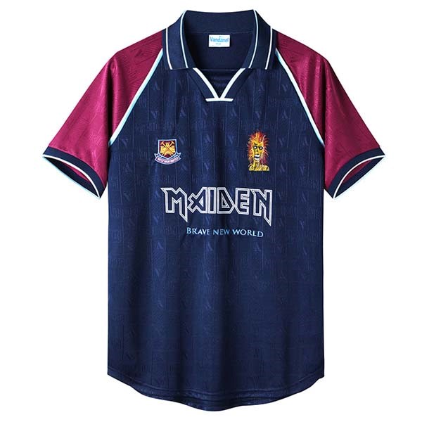 Thailandia Maglia Iron Maiden x West Ham Retro Prima 1999/2001